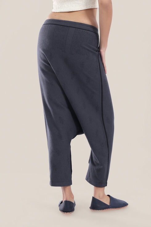 Jacquard harem pants